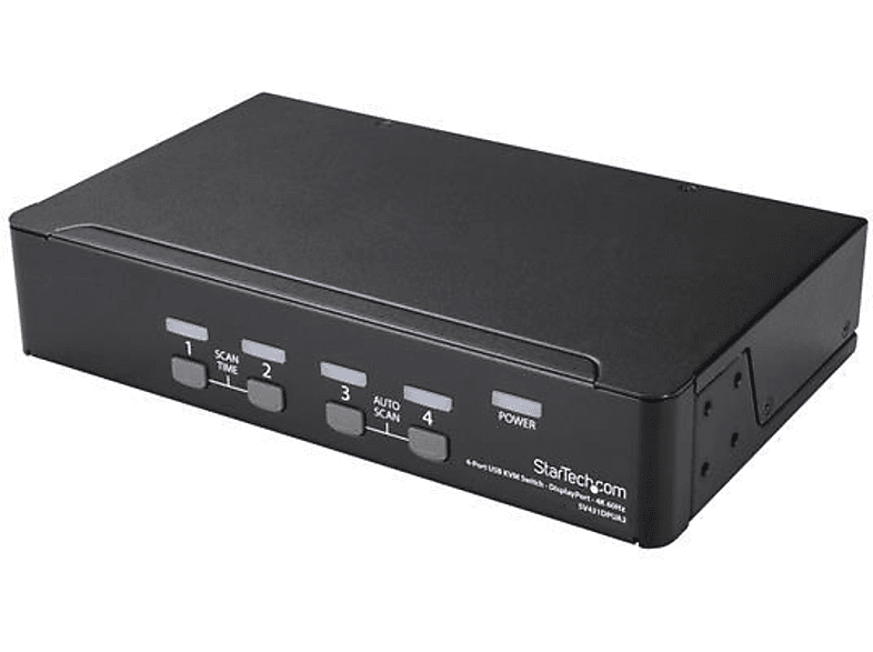 Switch KVM | StarTech.com SV431DPUA2 Switch Conmutador KVM de 4 Puertos DisplayPort de 4K 60Hz