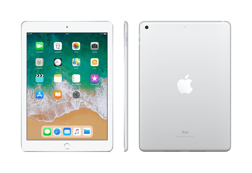 Apple iPad (2018), 32 GB, Plata, WiFi, 9.7" Retina, 2 GB RAM, Chip A10 Fusion, iOS