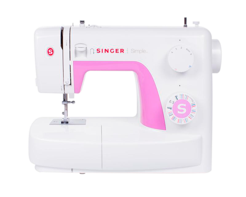 De Coser Singer simple 3223 brazo libre porta carrete horizontal blanco 23