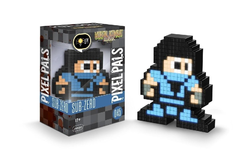 Figura - PDP Pixel Pals - Mortal Kombat Sub-Zero, 15 cm