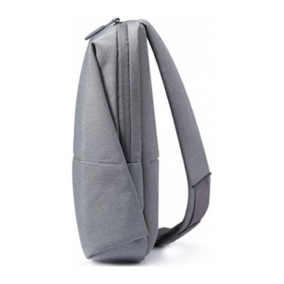Mochila - Xiaomi Mi City Sling - 4 litros, Poliester, Gris claro