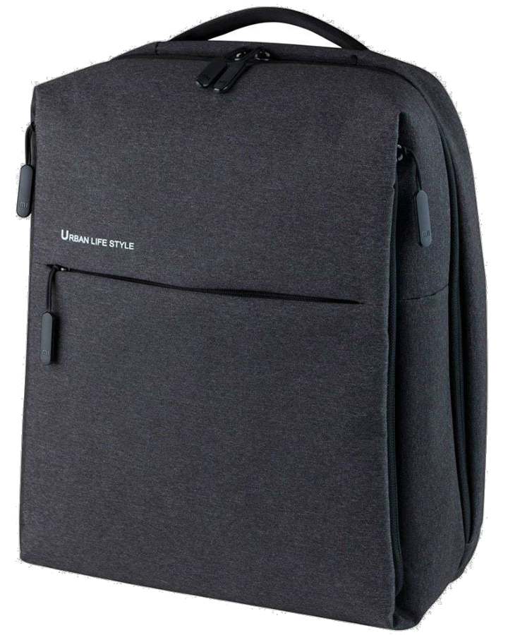 Mochila - Xiaomi Mi City Backpack, Para portátil, 4 compartimentos, Espuma EPE, Dark Grey