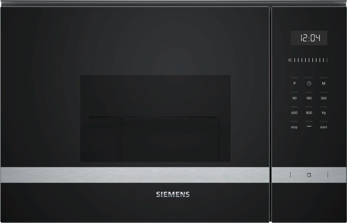 Siemens Be525lms0 Grill microondas integrable 20 con negro 20l 1000w 1000 reloj programable iq500 38 cm 800 color y 1270w 800w