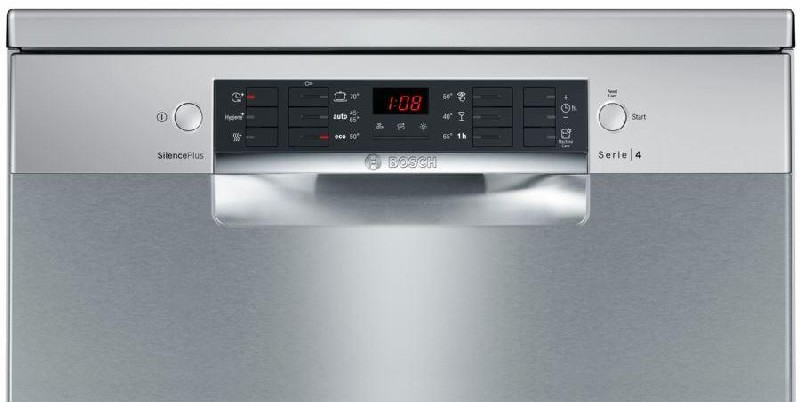 Lavavajillas - Bosch SMS46FI01E, 13 servicios, Libre instalación, Extra Secado, Programable