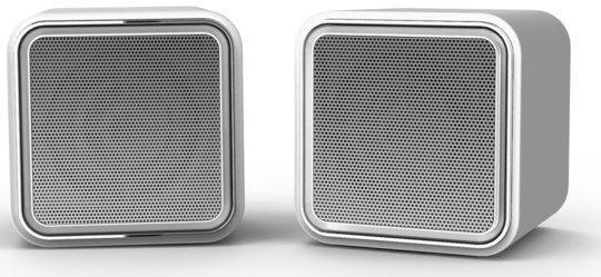 Altavoces para portátil - iLuv, compatible con PC y MAC, en color plata