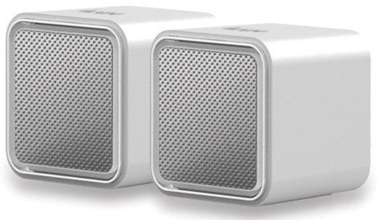 Altavoces para portátil - iLuv, compatible con PC y MAC, en color plata