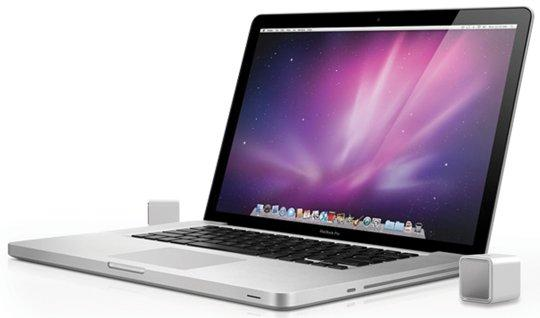 Altavoces para portátil - iLuv, compatible con PC y MAC, en color plata