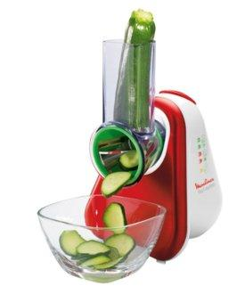 Rallador - Moulinex DJ755 FRESH EXPRESS PLUS Potencia 150W, Múltiples accesorios, Tamaño compacto