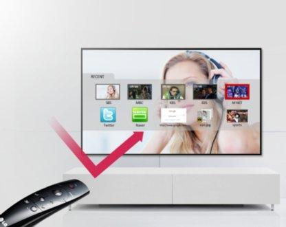 TV LED 42"-LG 42LM860v Smart TV, WiFi, 3D y 800Hz