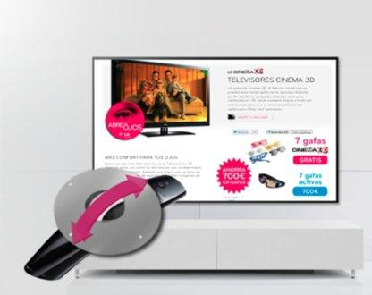TV LED 42"-LG 42LM860v Smart TV, WiFi, 3D y 800Hz