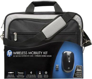 Maletín para portátil - HP Wireless Mobility kit, ratón inalámbrico