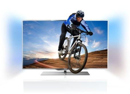 TV LED 40"- Philips 40PFL7007h Smart TV, WiFi, 3D, 800Hz