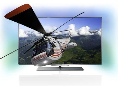 TV LED 40"- Philips 40PFL8007h Smart TV, WiFi, 3D, 800Hz
