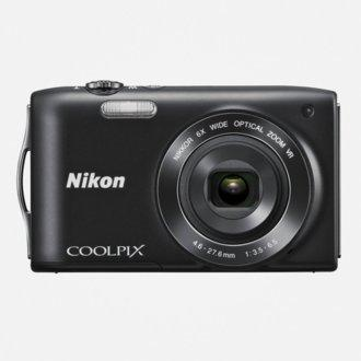 Cámara | Nikon Coolpix S3300 Negra, SD 4GB, funda | MediaMarkt