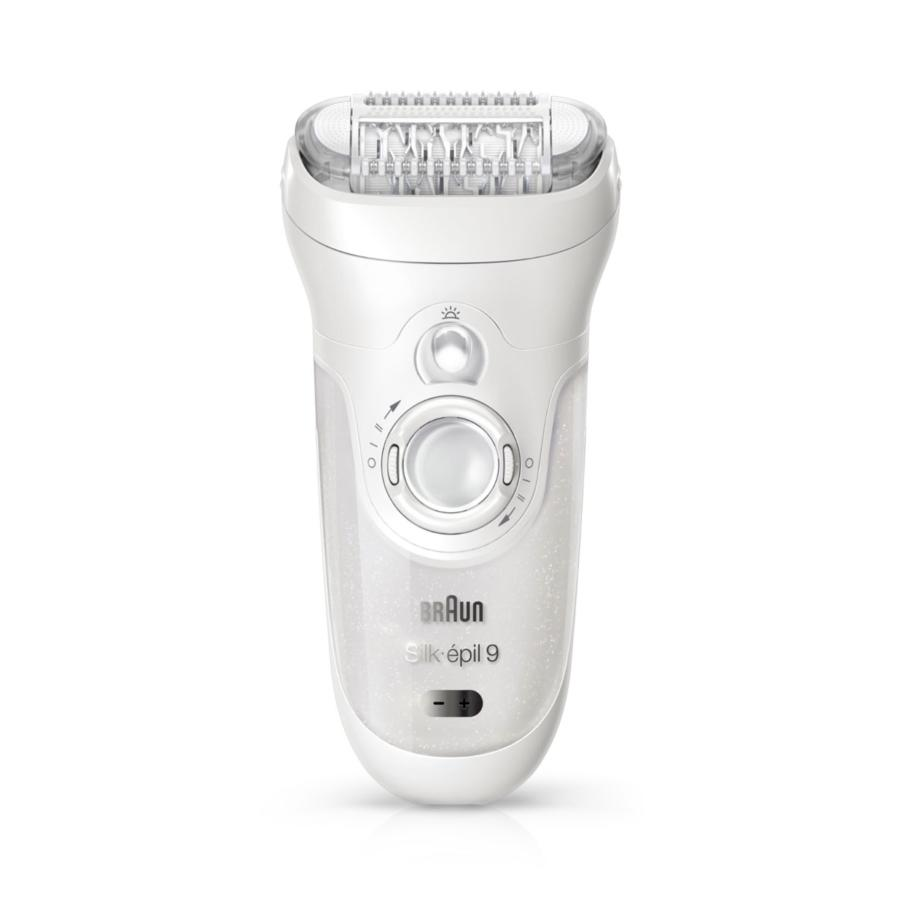 Depiladora - Braun Silk-épil 9 SkinSpa 9-969V, Seco y húmedo, 2 velocidades, 12 accesorios