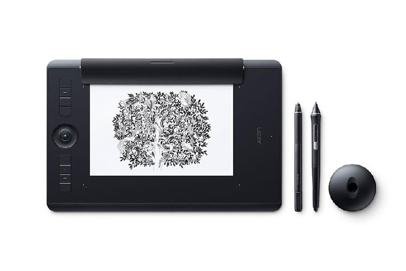 Tableta gráfica - Wacom Intuos Pro Paper Medium, Bluetooth, 8 ExpressKeys, Papel A5, Negro