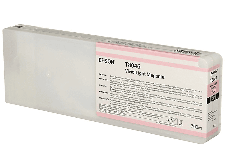 Cartucho de tinta | Epson T804600 700ml Magenta claro