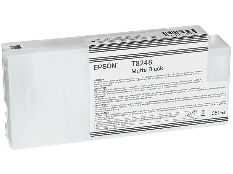 Cartucho de tinta | Epson T824800 350ml Negro mate