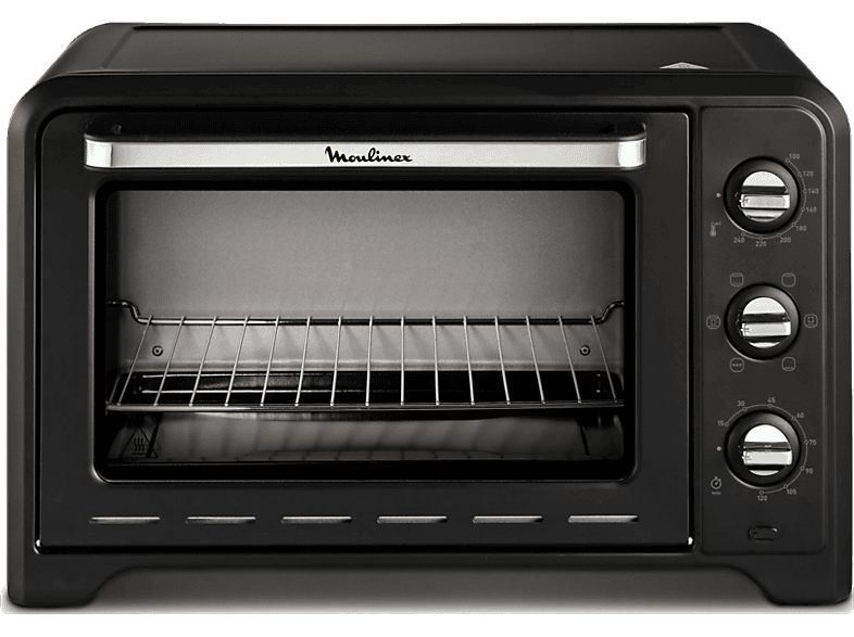 REACONDICIONADO Seminuevo Excelente Mini horno - Moulinex Optimo OX4848, 2000 W, Capacidad 39L, Hasta 240ºC, 6 modos de cocción, Temporizador 120min