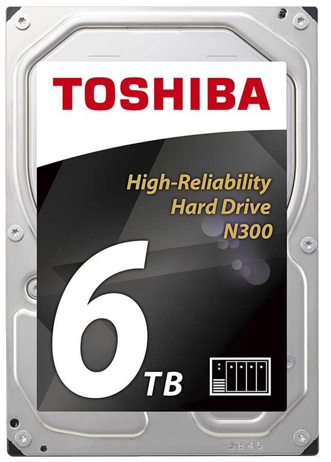 Disco Duro interno - Toshiba N300, 6TB, Serial ATA III, 3.5", 7200 rpm