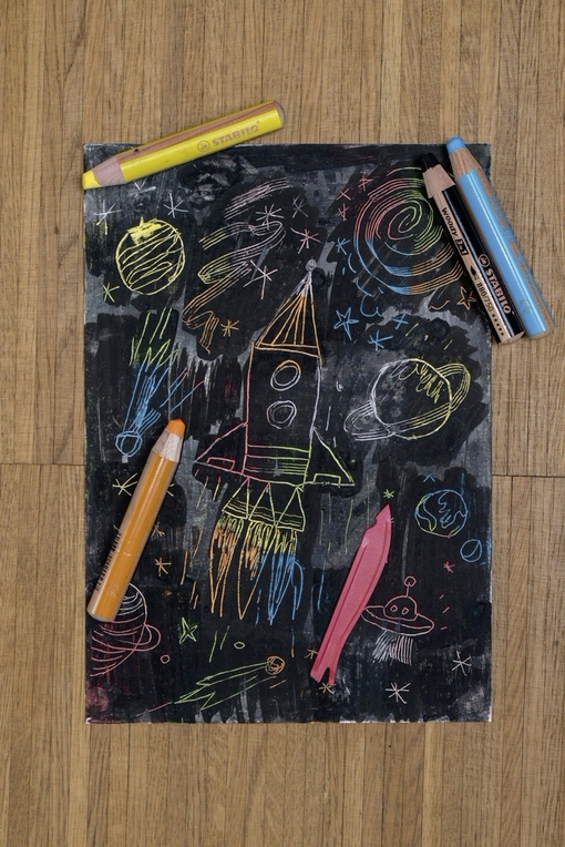 STABILO woody 3 in 1 - 18er Pack mit Spitzer - mit 18 verschiedene Farben Multitalentstift