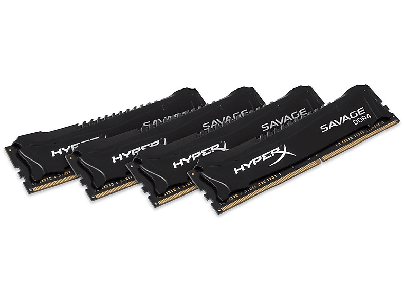 Memoria Ram | Kingston HyperX Savage Black DDR4 16Gb Kit4 2133MHz CL13 XMP