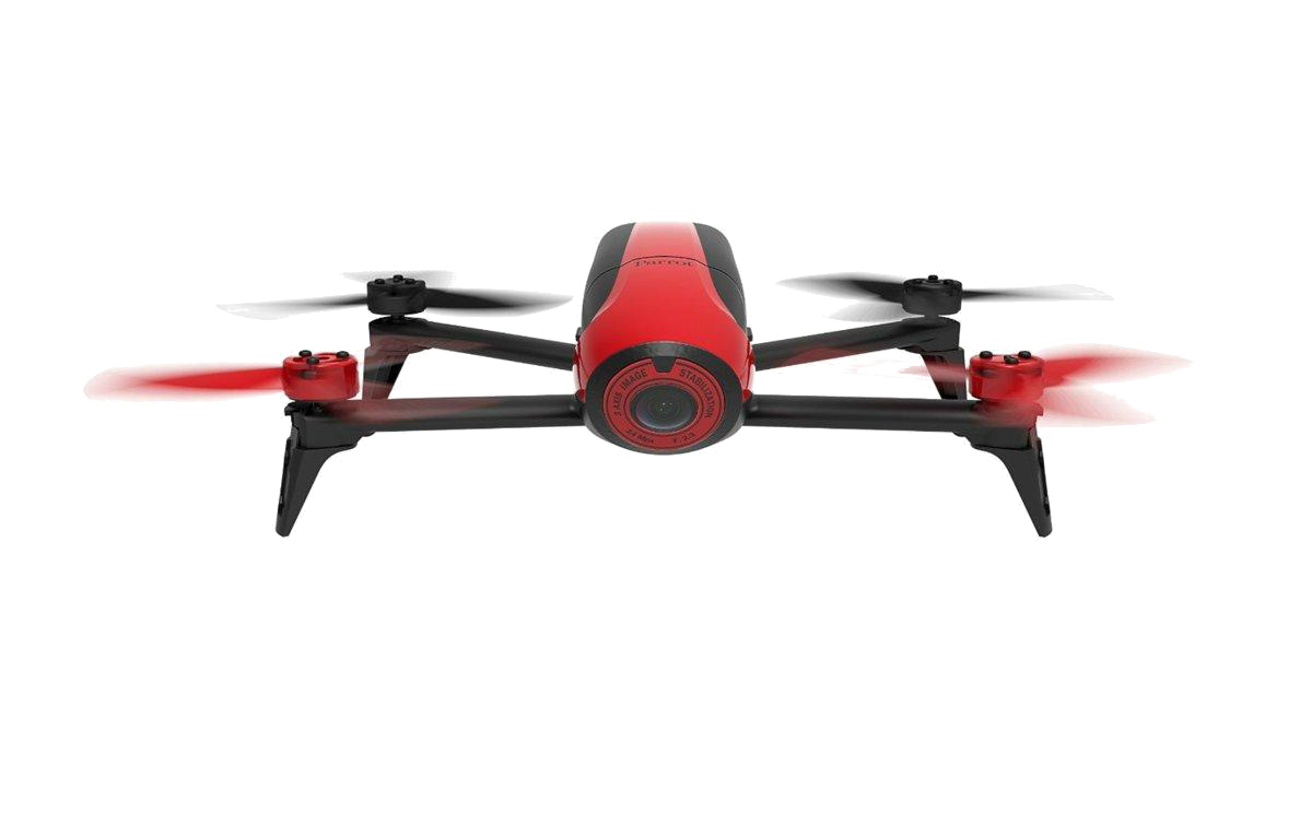 Dron - Parrot - Bebop Drone 2, 14 mpx, Color rojo