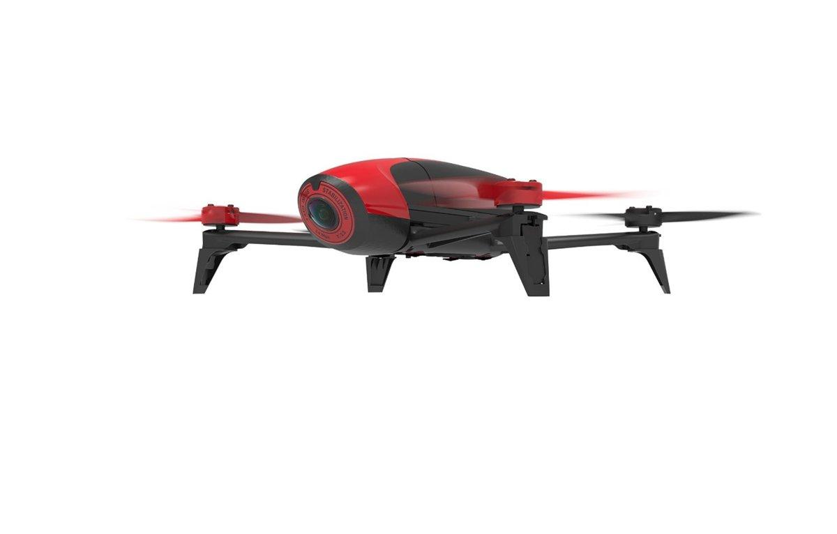 Dron - Parrot - Bebop Drone 2, 14 mpx, Color rojo