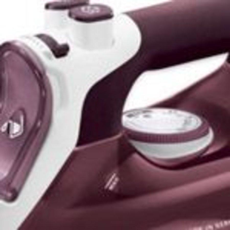 Plancha de vapor - Rowenta DW8007 Potencia 2600W, Golpe de vapor 190g/min, Suela MICROSTEAM 400