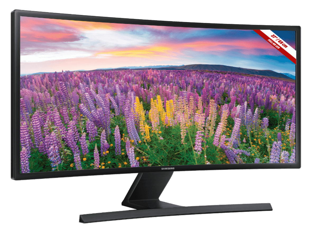 Monitor - Samsung S27E510C, Curvo, Full HD, Negro