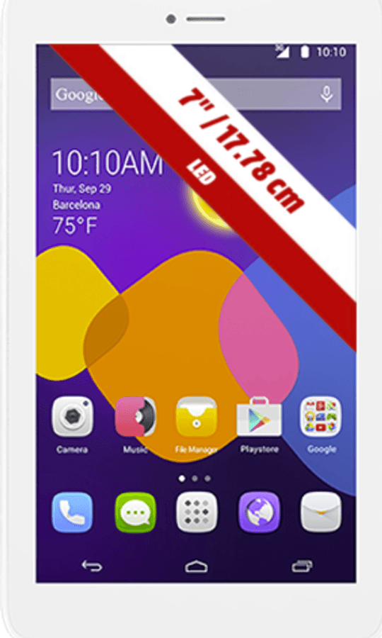 Tablet - Alcatel One Touch Pixi 3 Blanco, 7", WiFi