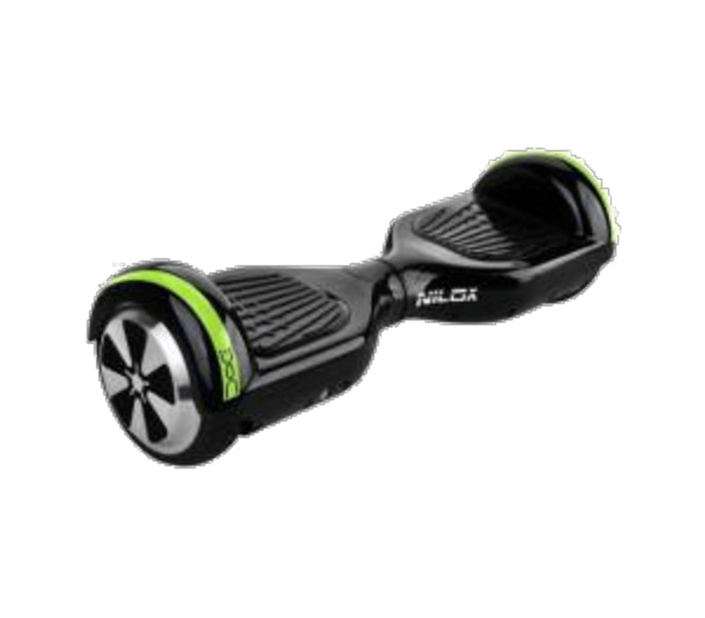 Hoverboard - Nilox 6.5 Balance Scoote + Bolsa de transporte, Negro