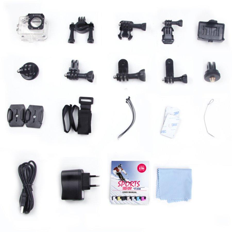 Cámara Deportiva - SJCam SJ4000 WIFI, Full HD a 30 fps, LCD Display