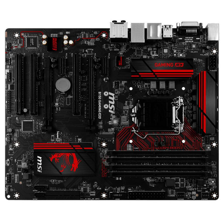 Placa Base - MSI B150 GAMING M3, DDR4-SDRAM, Gaming LAN, Audio Boost 3, 2 USB 3.1