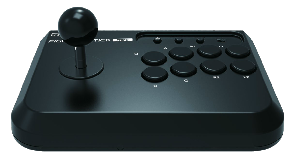 Joystick - Hori Fighting Stick Mini 4, Para PS4 y PS3, 8 botones, Compacto, 3 metros