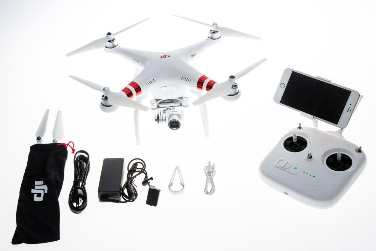 Dron - DJI Phantom 3 Standard Cámara 2.7K, WiFi, Blanco