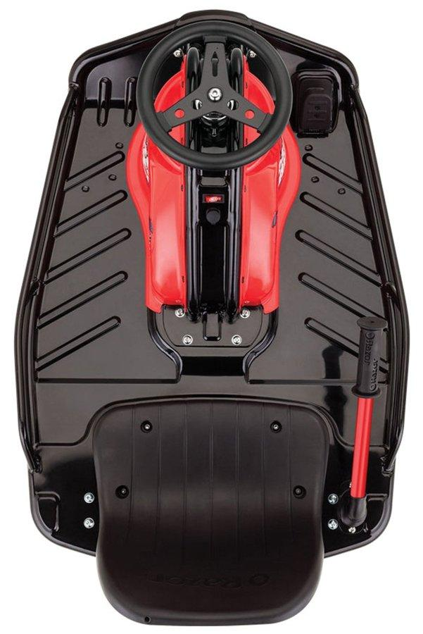 Kart eléctrico - Razor Crazy Cart, velocidad máxima 19 km/h, color rojo y negro
