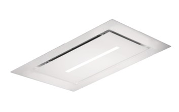 Campana Mepamsa Cielo 90 blanco isla 740m3h led 640 m3h cm cristal decorativa 90cm 740 m³h 275 w 2x luces aspirante color 6 acero inoxidable vidrio templado 4 216425 3