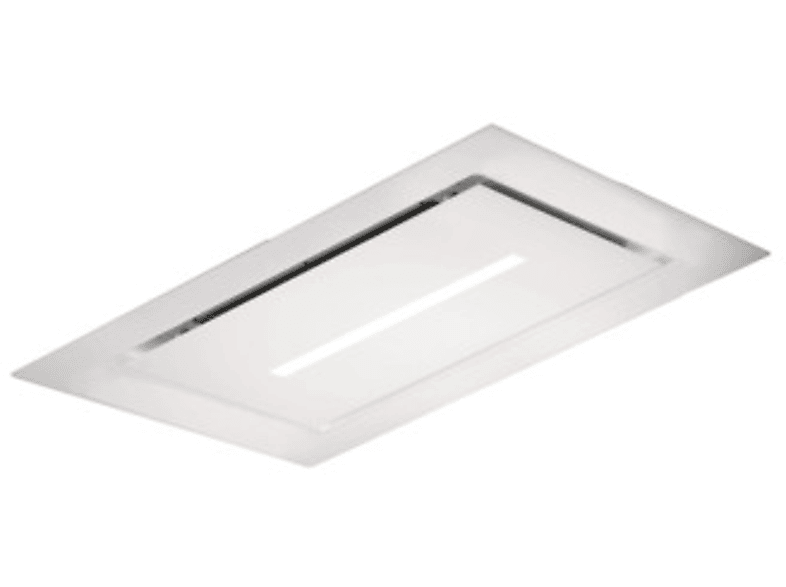 Campana extractora Cielo Slim cristal blanco de Mepamsa