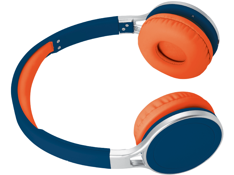 Auriculares - ISY IHP-1600, Diadema, Con cable, 95 dB, Azul