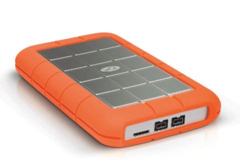 Disco Duro Externo LaCie Rugged USB-C 2TB 2.5 USB 3.2 Naranja, Plata