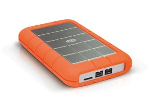 Disco duro de 1TB - LaCie Rugged Triple, USB 3.0, FW800, Protección por AES de 256 bits, Naranja y