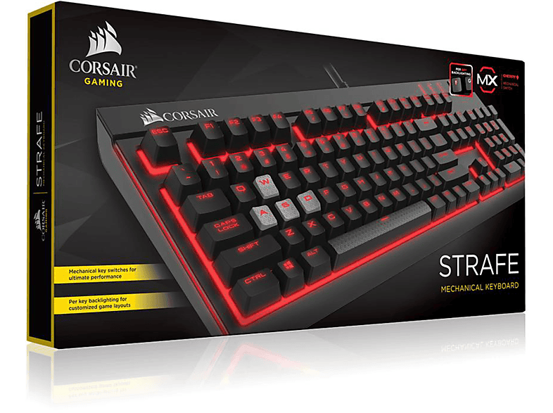 Teclado gaming | Corsair STRAFE USB Negro