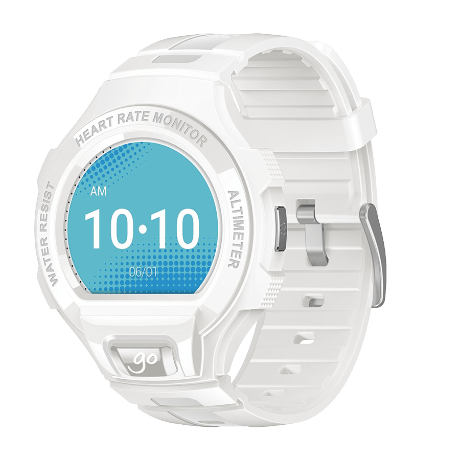 Smartwatch - Alcatel Go Watch, Resistente al agua, Bluetooth, Blanco