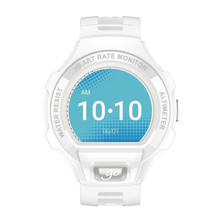 Smartwatch - Alcatel Go Watch, Resistente al agua, Bluetooth, Blanco