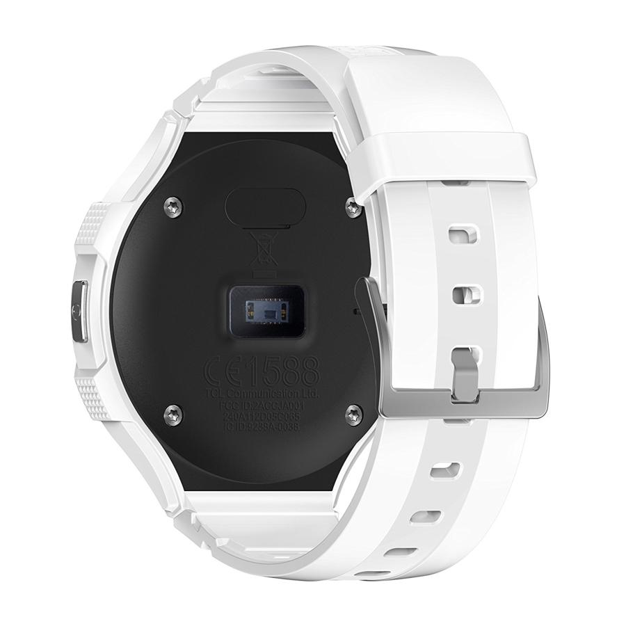 Smartwatch - Alcatel Go Watch, Resistente al agua, Bluetooth, Blanco