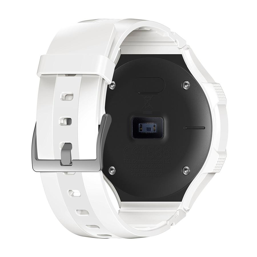 Smartwatch - Alcatel Go Watch, Resistente al agua, Bluetooth, Blanco