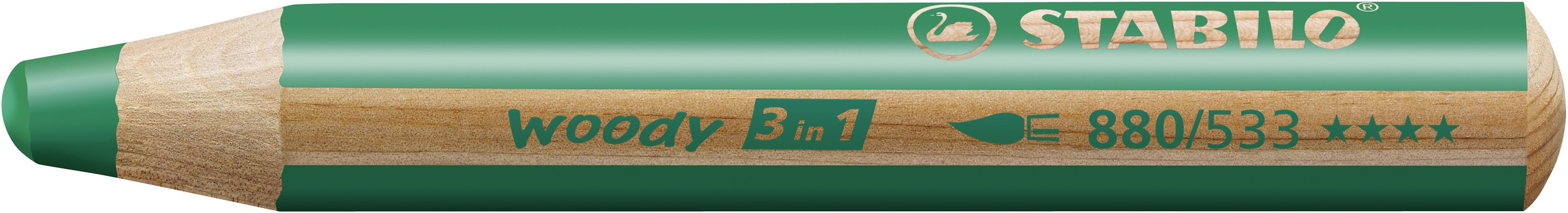STABILO® Buntstifte „woody 3-in-1 Duo", 10er-Set