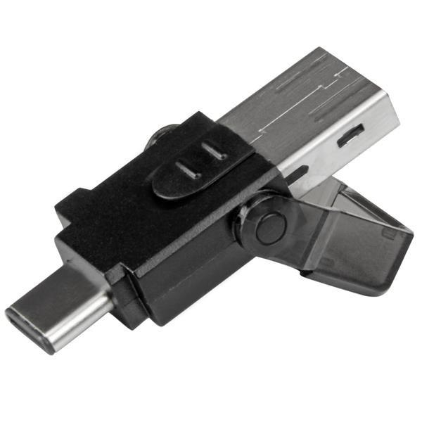 Lector de Tarjetas - StarTech.com MSDREADU3CA Lector MicroSD a USB 3.0 Micro SD USB-C y USB-A