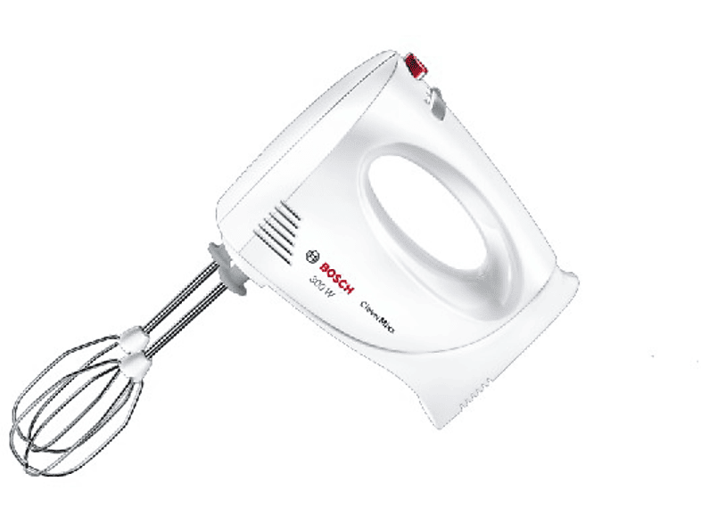 Bosch Mfq3010 300 batidora amasadora clevermixx 300w 2 velocidades turbo blanco de mano repostería con niveles 350w 4